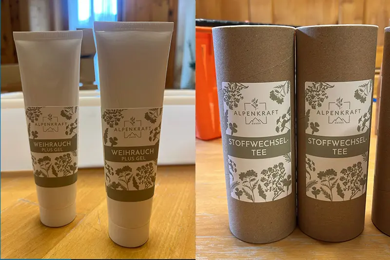 Verpackung Dorfdrogerie